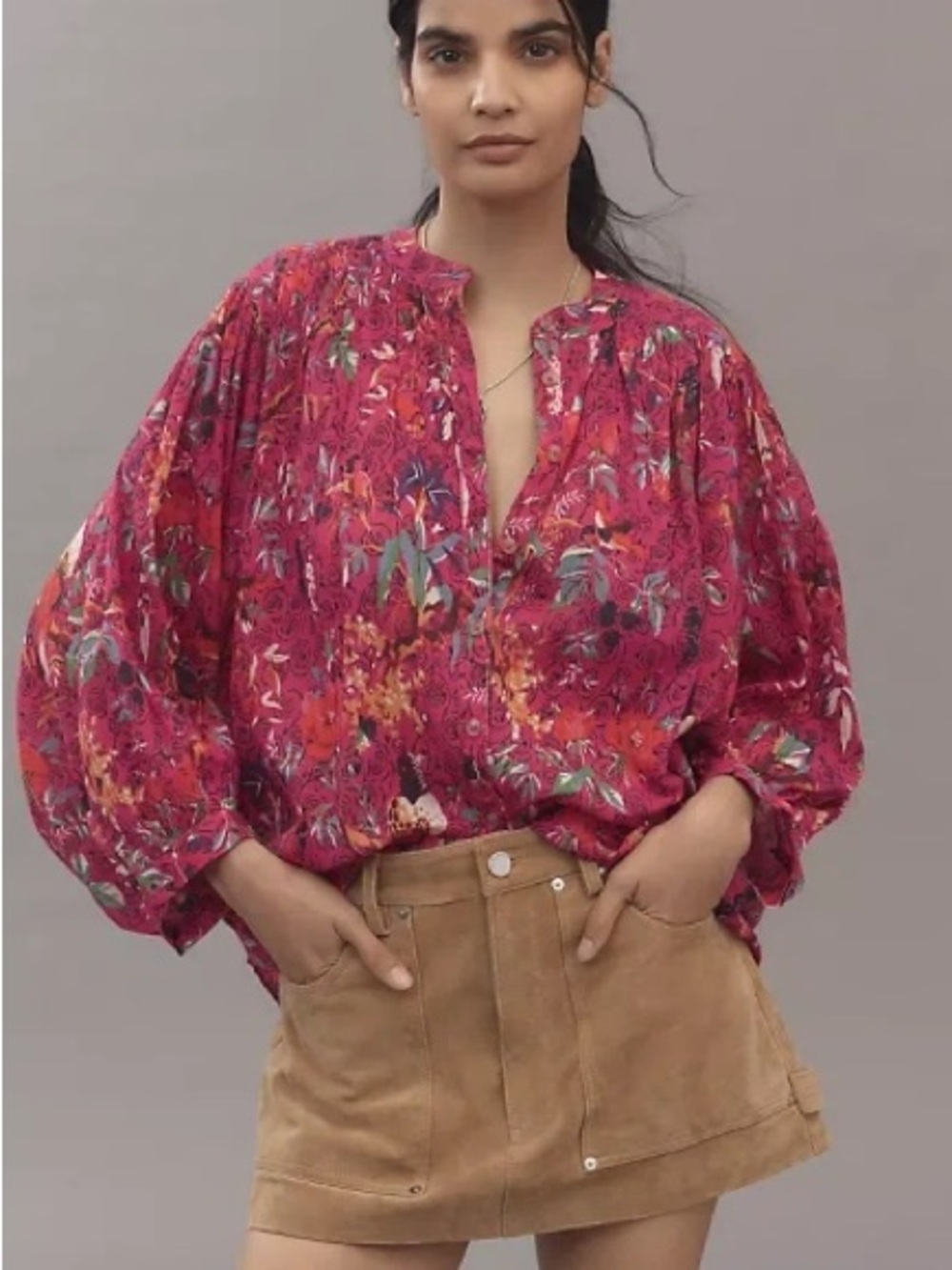 Pilcro The s Sydney Batwing Blouse